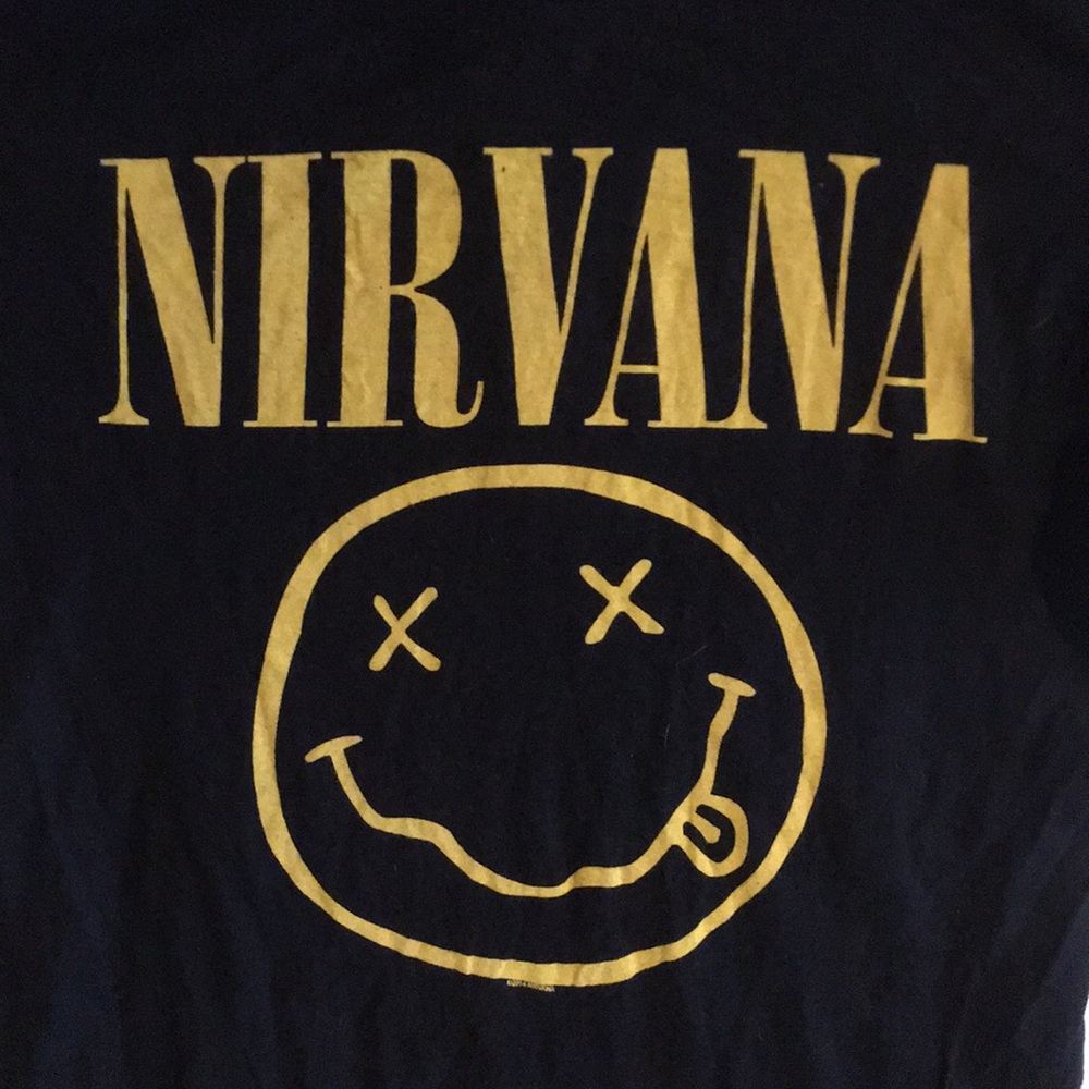 Vintage Nirvana Smiley Face T-shirt